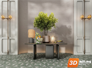 Lobby Decoration Skp Files 